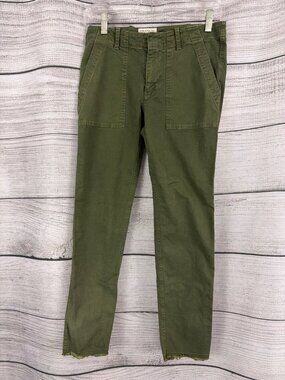 Nili Lotan Jenna Army Green Pant Size 00